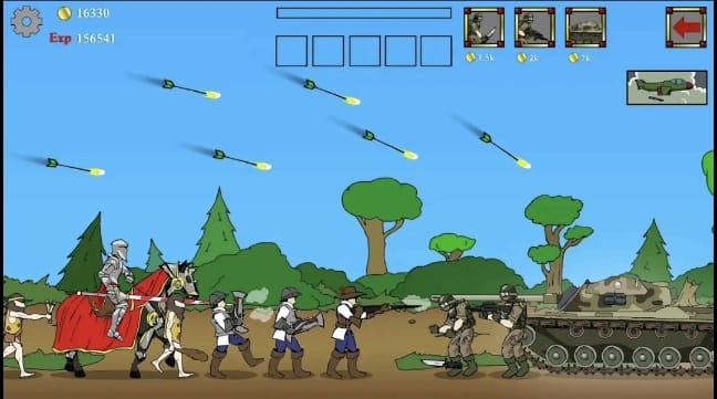 screen shot of the game age of war