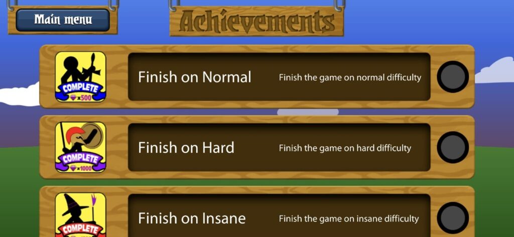 stick war legacy Achievements screenshot